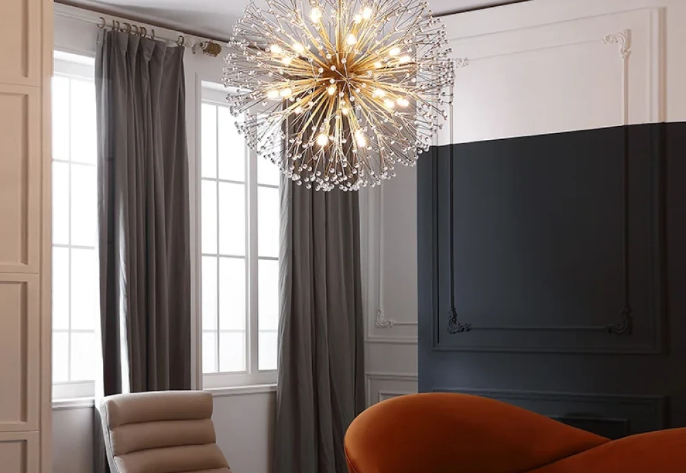 globe shaped chandelier