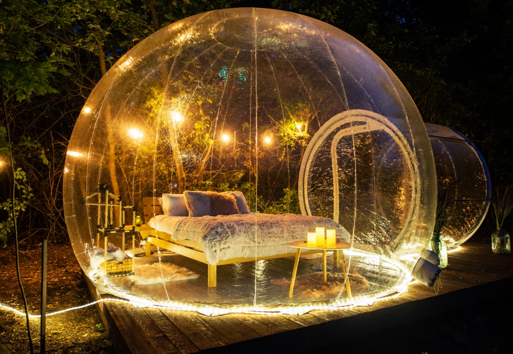 the bubble tent